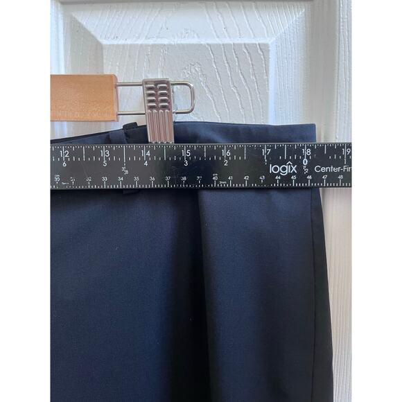 Brooks Brothers Lucia Fit Black Wool Blend Straight Leg Pant Plus Size 16 Office - Picture 8 of 11